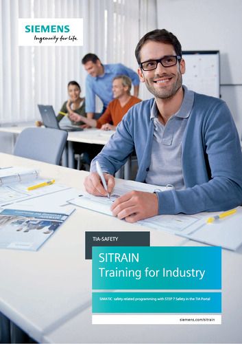 SIEMENS SITRAIN SIMATIC safety related programming with STEP 7 Safety