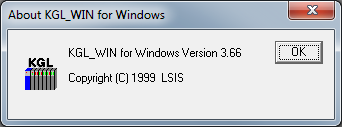 KGL_WIN for Windows Version 3.66 LSIS