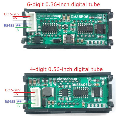 DM56A04 DM36B06 RS485 digital tube display module manual DM56A04 DM36B06 RS485 digital tube display module manual