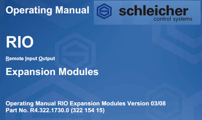 Operating Manual RIO Remote Input Output Expansion Modules
