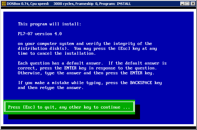 Schneider Electric PL7-07 v4.0 DOS