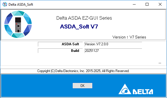 Delta Electronics ASDA-Soft V7.2.0.0 Build 20251127 Download
