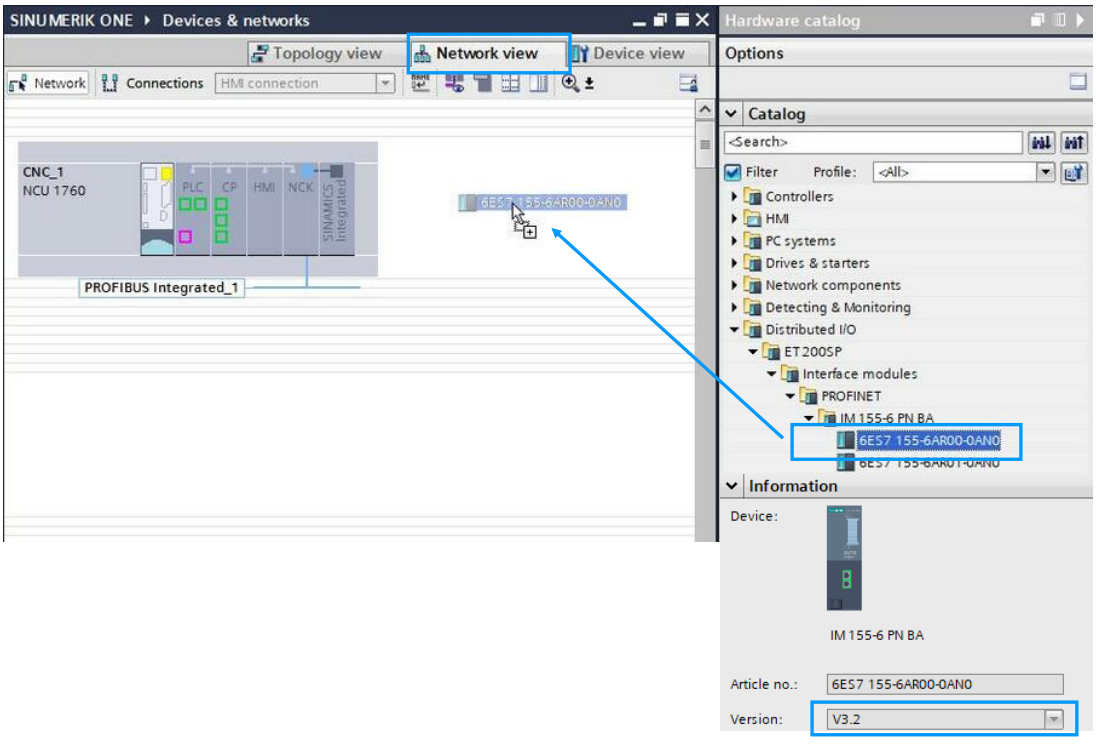 SINUMERIK ONE TIA PORTAL Adding a PLC peripheral SINUMERIK ONE TIA PORTAL Adding a PLC peripheral