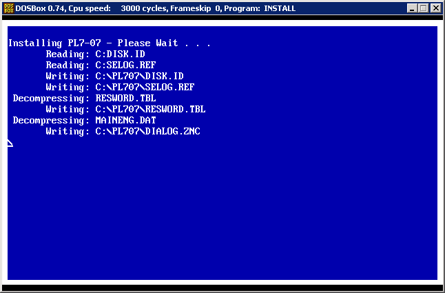 Schneider Electric PL7-07 v4.0 DOS