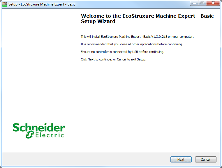 Schneider Electric EcoStruxure Machine Expert - Basic V1.3 build 215