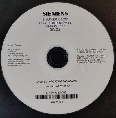 SIEMENS SINUMERIK ToolBox 802D