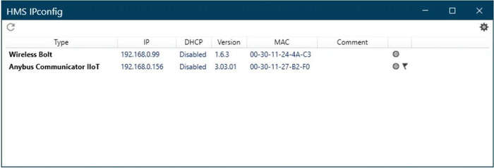 HMS IPconfig Setup 4.0.3.0 Utility for module TCP/IP configuration