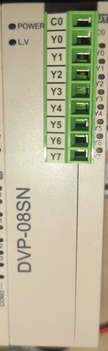 Delta DVP08SN11R Relay Output Module Panasonic APAN3124