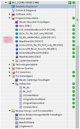 Bosch Rexroth Profinet IndraDrive TIA PORTAL FB´s