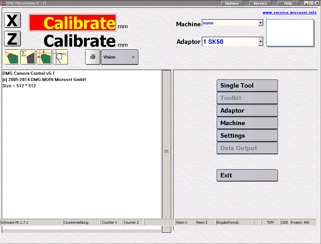DMG MORI MICROSET Microvision 5.1.7.1