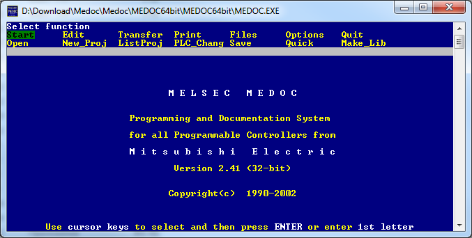 MELSEC MEDOC V2.41 32/64 bit