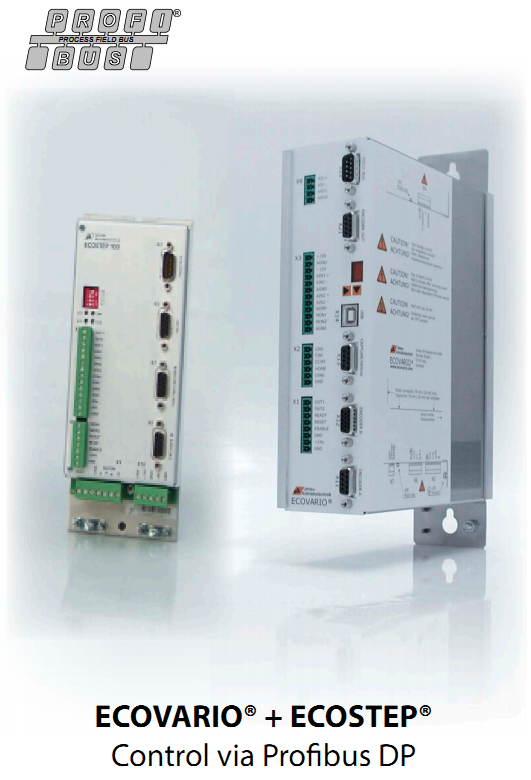 ECOVARIO® + ECOSTEP® Control via Profibus DP