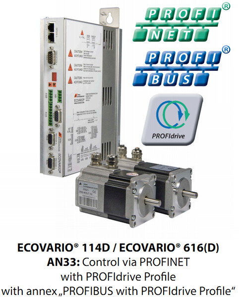 ECOVARIO® 114D / ECOVARIO® 616(D) AN33: Control via PROFINET with PROF