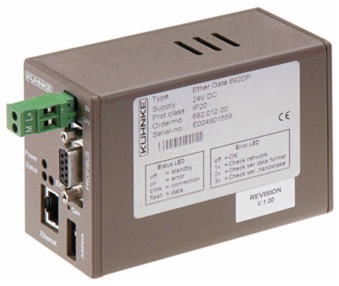 Kuhnke EtherGate 692 PROFIBUS KUHN692A.GSD