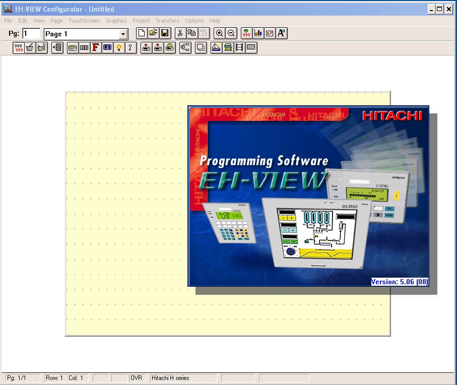 Info HITACHI HMI EH-View v5.06